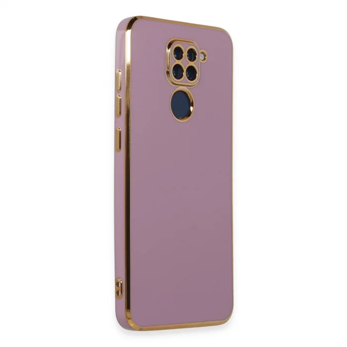 BUĞZ Xiaomi Redmi Note 9 Kılıf Volet Silikon - Mor