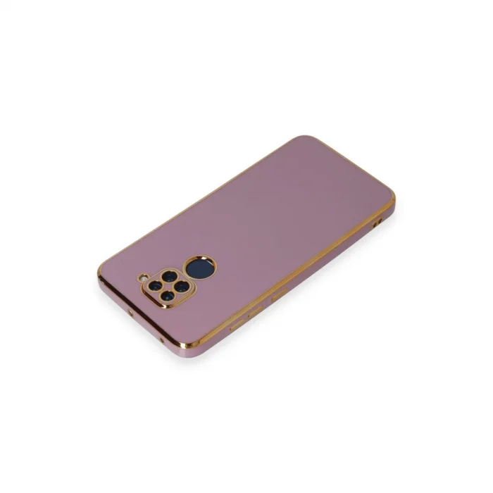 BUĞZ Xiaomi Redmi Note 9 Kılıf Volet Silikon - Mor