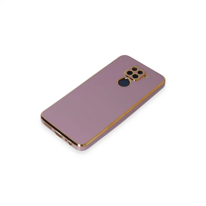 BUĞZ Xiaomi Redmi Note 9 Kılıf Volet Silikon - Mor