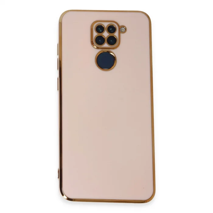 BUĞZ Xiaomi Redmi Note 9 Kılıf Volet Silikon - Pembe