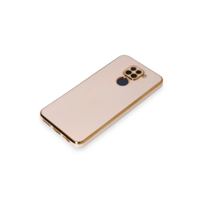 BUĞZ Xiaomi Redmi Note 9 Kılıf Volet Silikon - Pembe