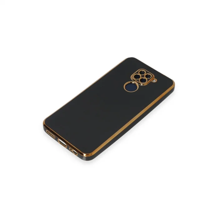 BUĞZ Xiaomi Redmi Note 9 Kılıf Volet Silikon - Siyah