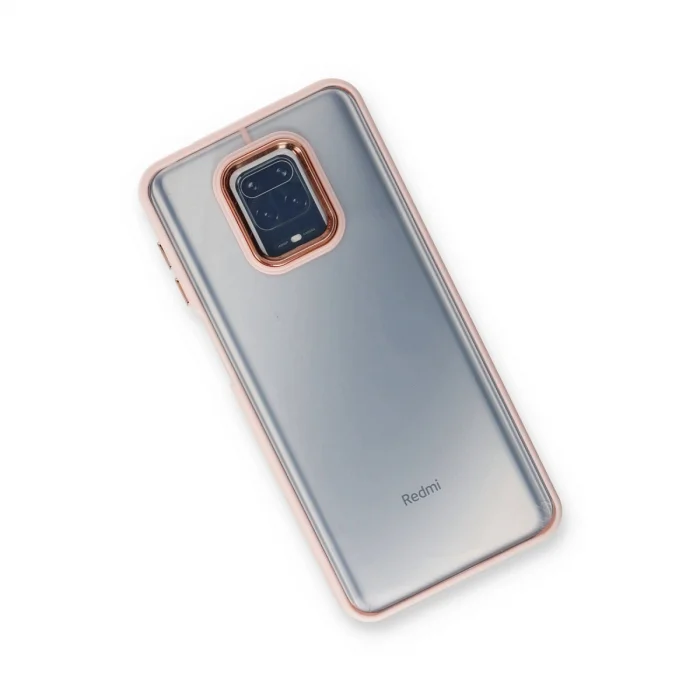 BUĞZ Xiaomi Redmi Note 9 Pro Kılıf Dora Kapak - Pudra