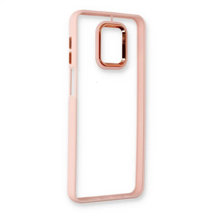 BUĞZ Xiaomi Redmi Note 9 Pro Kılıf Dora Kapak - Pudra