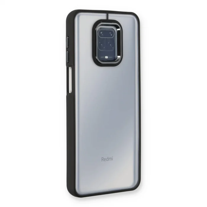 BUĞZ Xiaomi Redmi Note 9 Pro Kılıf Dora Kapak - Siyah