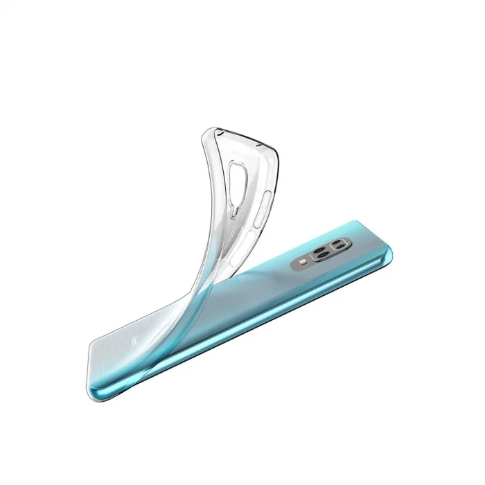 BUĞZ Xiaomi Redmi Note 9 Pro Kılıf Lüx Şeffaf Silikon - Şeffaf