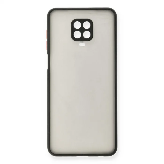 BUĞZ Xiaomi Redmi Note 9 Pro Kılıf Montreal Silikon Kapak - Siyah