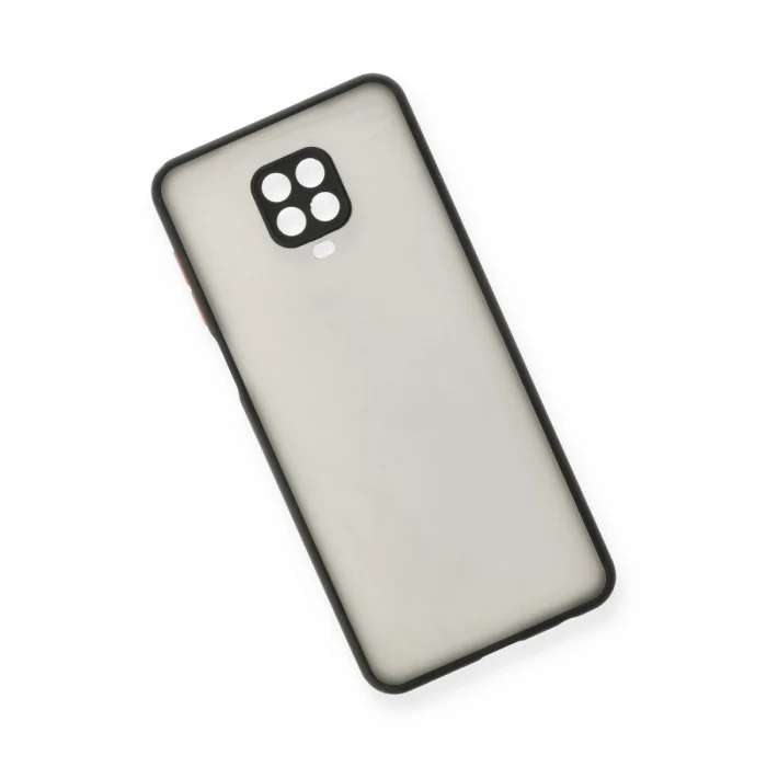 BUĞZ Xiaomi Redmi Note 9 Pro Kılıf Montreal Silikon Kapak - Siyah