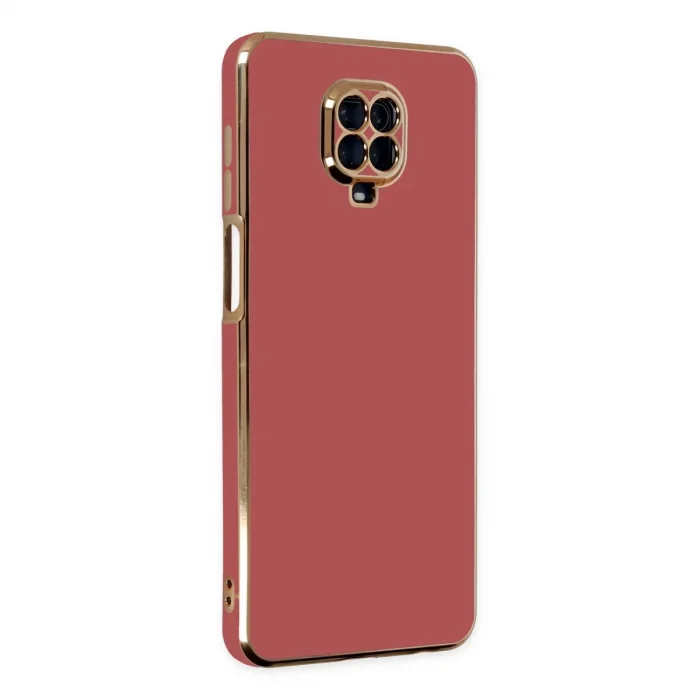 BUĞZ Xiaomi Redmi Note 9 Pro Kılıf Volet Silikon - Kırmızı