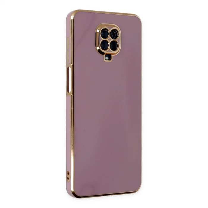 BUĞZ Xiaomi Redmi Note 9 Pro Kılıf Volet Silikon - Mor