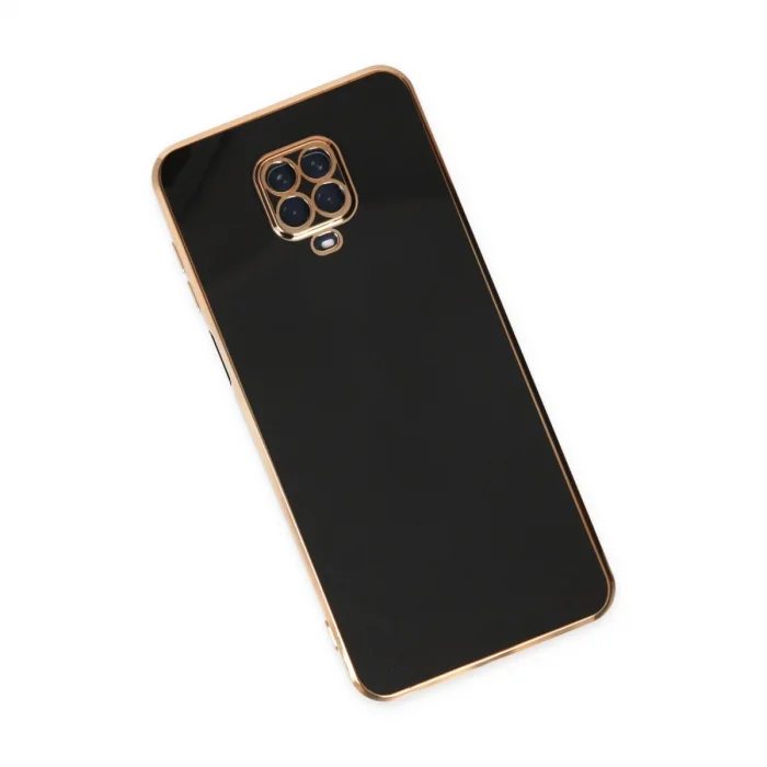 BUĞZ Xiaomi Redmi Note 9 Pro Kılıf Volet Silikon - Siyah