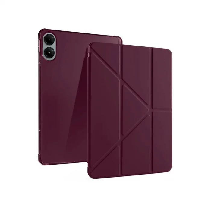 BUĞZ Xiaomi Redmi Pad Pro 12.1 Kılıf Kalemlikli Mars Tablet Kılıfı - Mürdüm