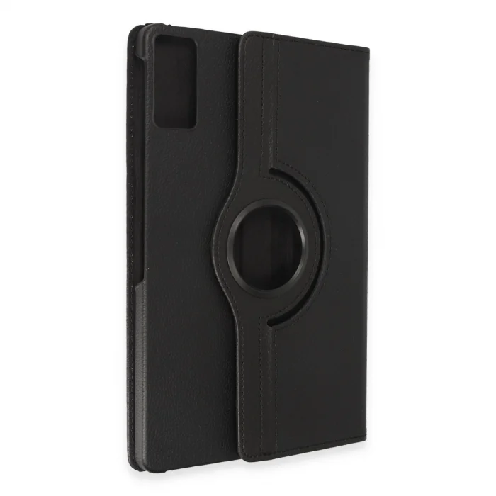 BUĞZ Xiaomi Redmi Pad Se Kılıf 360 Tablet Deri Kılıf - Siyah