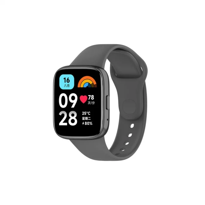 BUĞZ Xiaomi Redmi Watch 3 Active Klasik Kordon - Füme