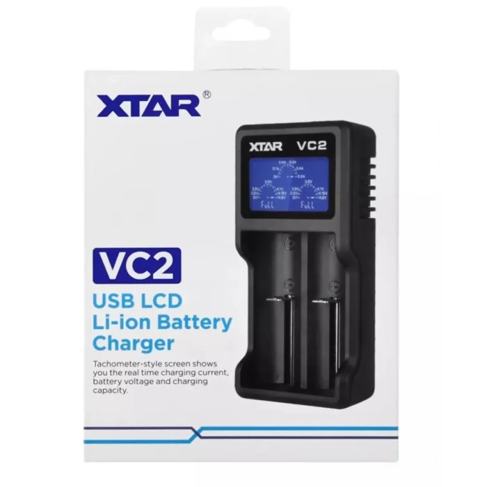 BUĞZ Xtar VC2 İkili Li-ion Pil Şarj Cihazı