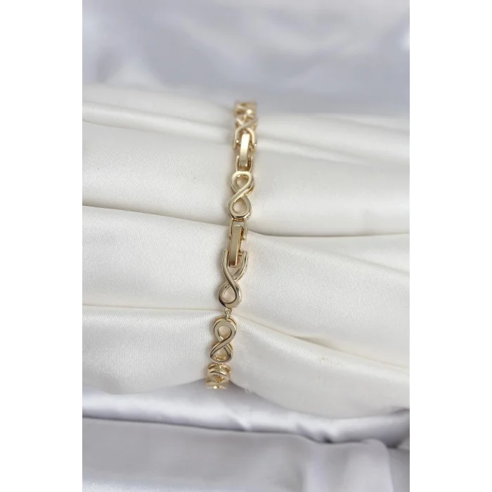 BUĞZ Xuping Zirkon Taşlı Sonsuzluk Model Kadın Bileklik