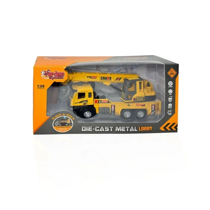  XX992-02AB Çek Bırak Işıklı ve Sesli Kule Vinç 1:28