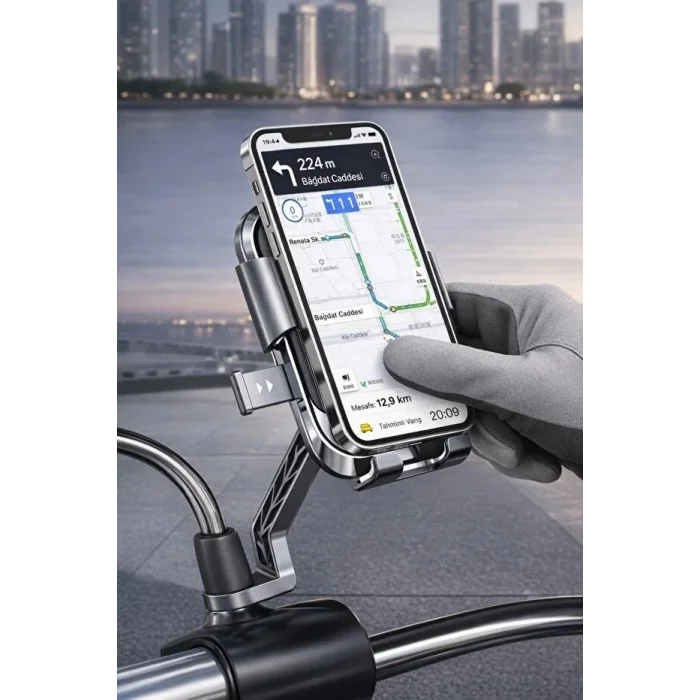 BUĞZ Xy-089 Motosiklet & Bisiklet Ayna Baglantılı Telefon Tutucu