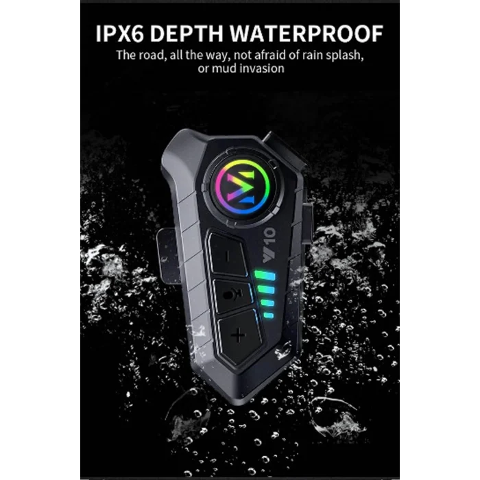 BUĞZ Y10 Kask Kulaklık Bluetooth Motosiklet Kulaklık 5,3 Bluetooth Intercom Motorsiklet Kulaklık