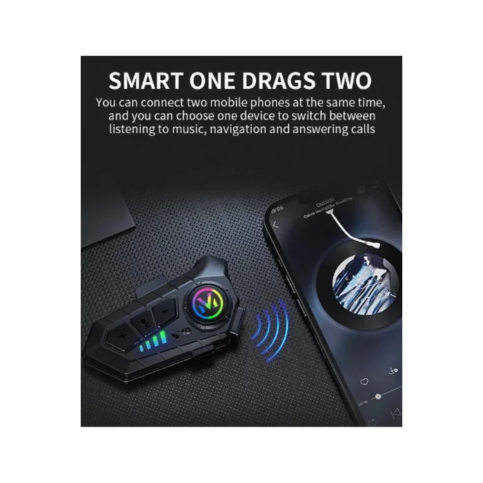 BUĞZ Y10 Kask Kulaklık Bluetooth Motosiklet Kulaklık 5,3 Bluetooth Intercom Motorsiklet Kulaklık
