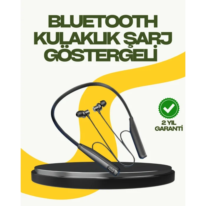 BUĞZ Y12 Uyumlu Spor Bluetooth Kulaklık – Uzun Pil Ömrü, Manyetik Kulaklık Başlığı