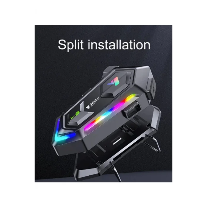 BUĞZ Y20 Max Motosiklet Bluetooth 5.3 Kask Intercom 2 Kişi 300 Metre Eşleşme Özellikli