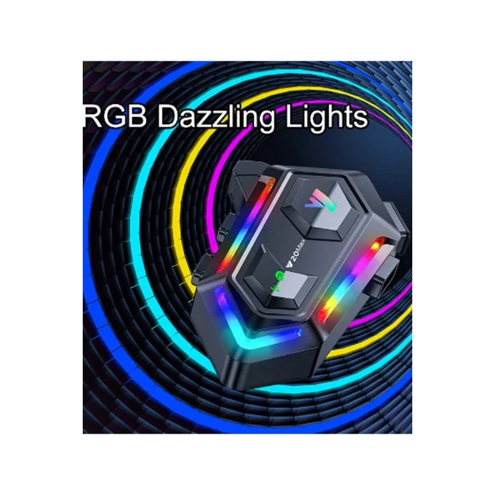 BUĞZ Y20 Max Motosiklet Bluetooth 5.3 Kask Intercom 2 Kişi 300 Metre Eşleşme Özellikli