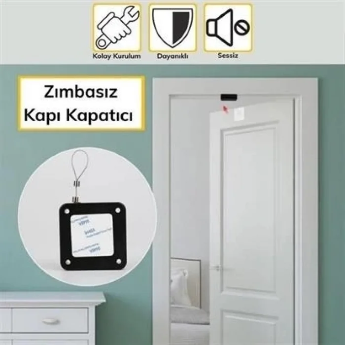 BUĞZ Yangına Dayanıklı Sıva Üstü Tüm Kapılar İçin Uygun Otomatik Kapanan Hızlı Otomatik Kapı Kapama