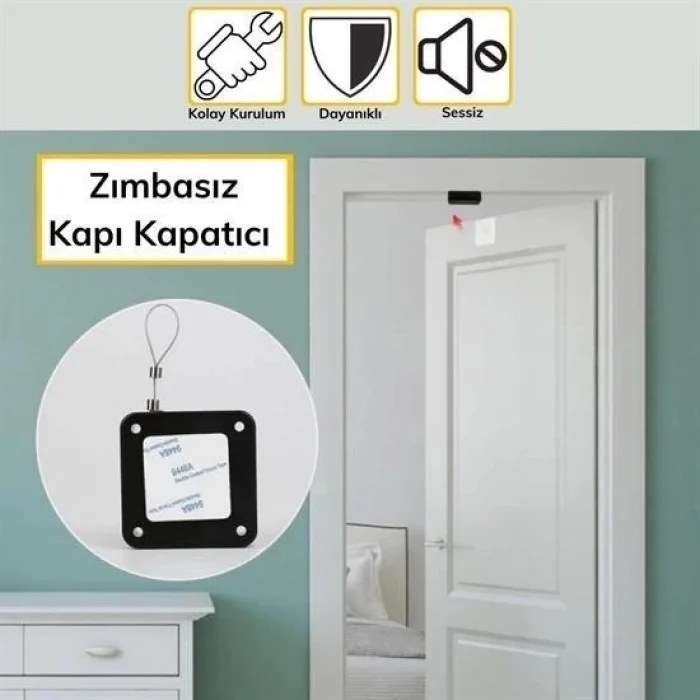 BUĞZ Yangına Dayanıklı Sıva Üstü Tüm Kapılar İçin Uygun Otomatik Kapanan Hızlı Otomatik Kapı Kapa