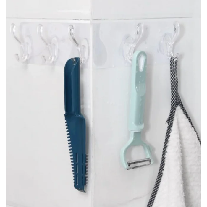 BUĞZ Yapışkanlı 5 Kancalı Askı