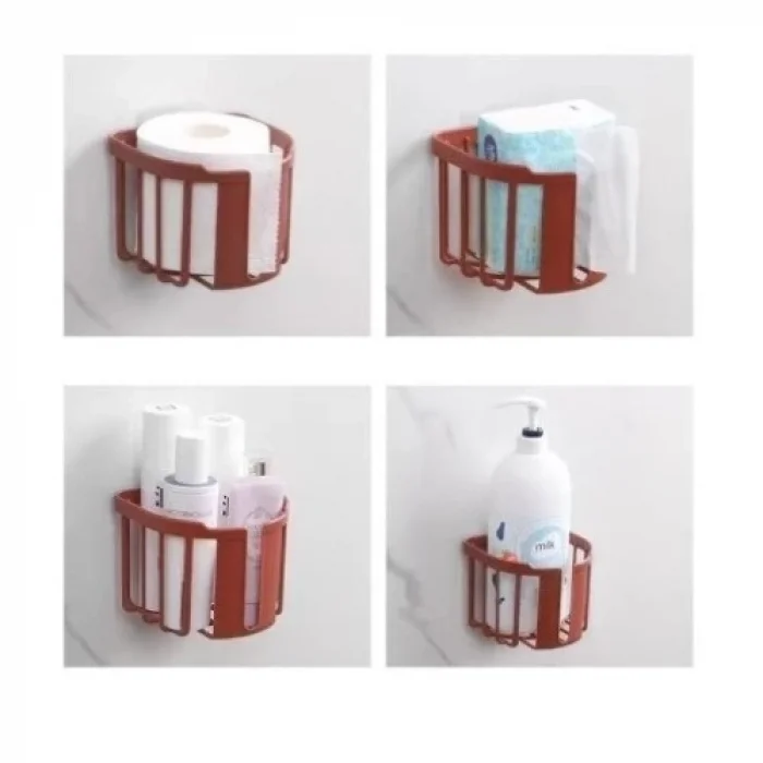 BUĞZ Yapışkanlı Çok Fonksiyonlu Banyo Organizeri BEYAZ