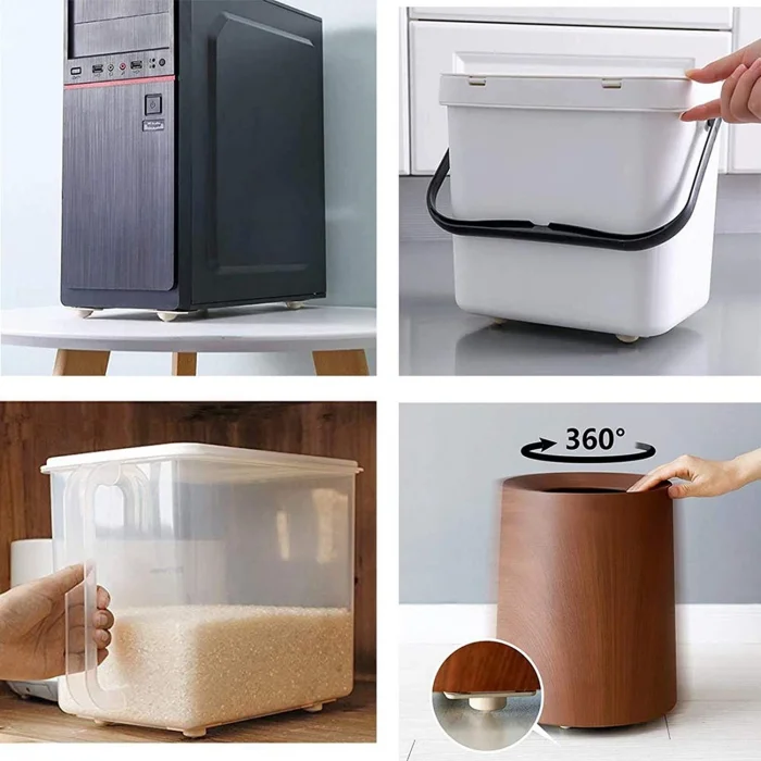 BUĞZ Yapışkanlı Eşya Kaydırma Bilyeleri - Kolay Taşıma Aparatı 8 Adet