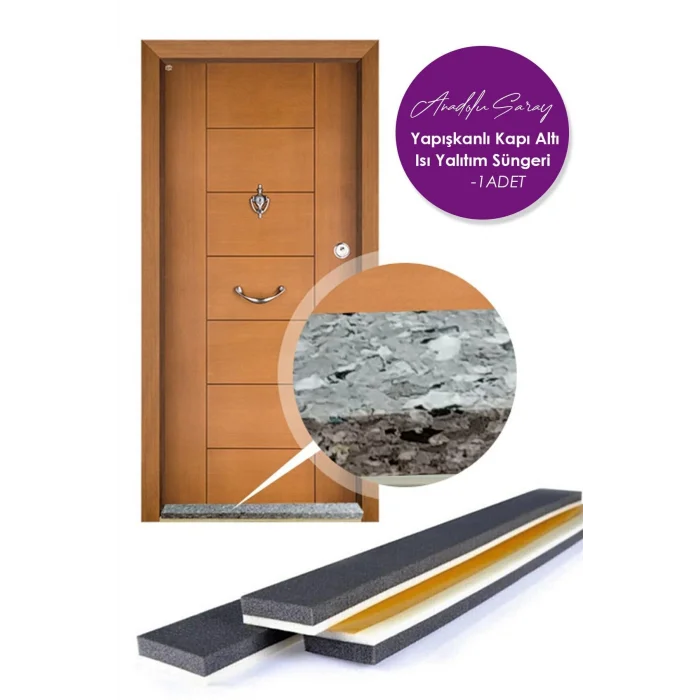 BUĞZ Yapışkanlı Köpük Kapı Altı Isı Yalıtım Eşik Süngeri