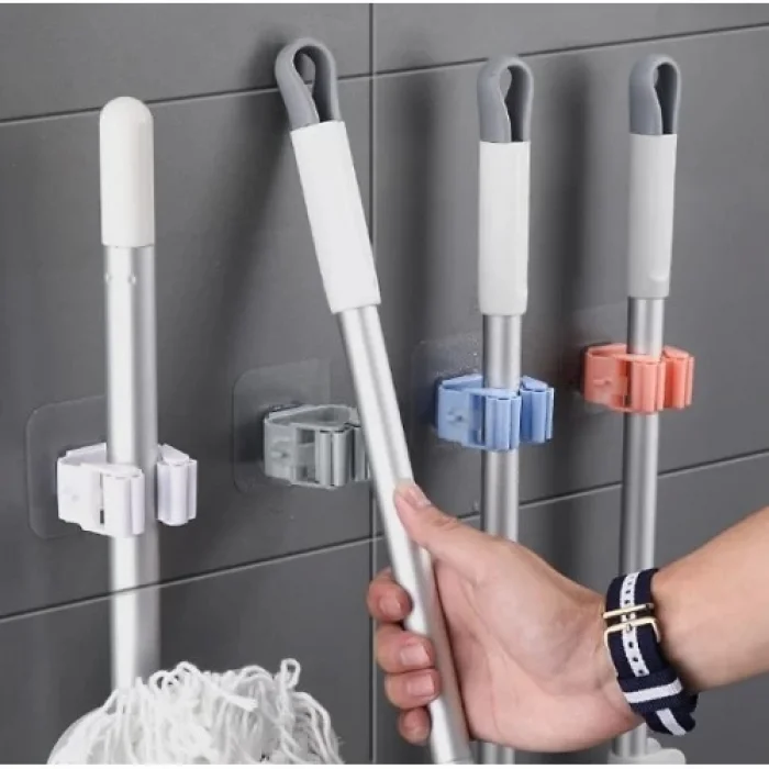  Yapışkanlı Mop Tutucu Seti 4 Adet