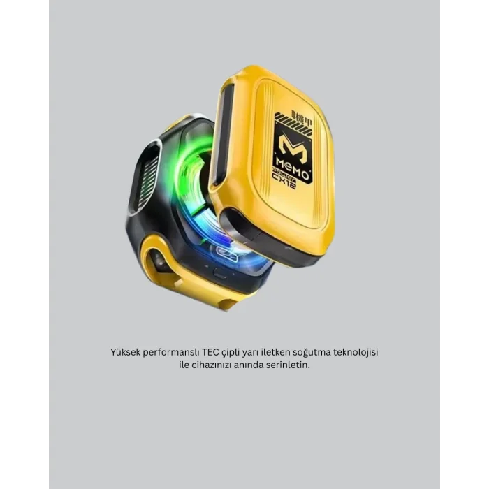  Yarı İletken Çipli RGB Işıklı Telefon Soğutucu