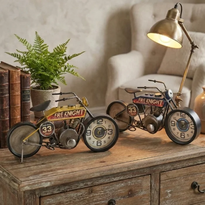 BUĞZ Yarış Motoru Tasarımlı Masaüstü Saat