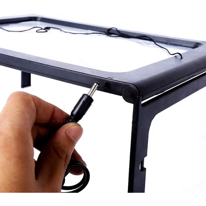 BUĞZ Yaşlılar İçin A4 Boyutu Masa Tipi Işıklı Okuma Büyüteç Th275205b - BUĞZ