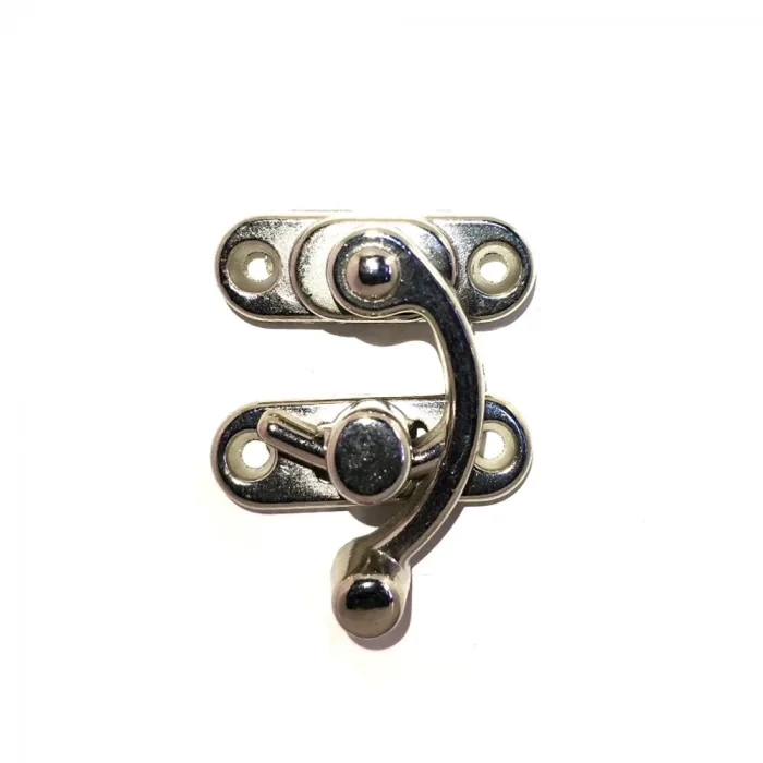 BUĞZ Eco Lounge Yay Gözü, Ahşap Kutu Klipsi - Büyük 37x45 mm, Nikel, 1 Adet