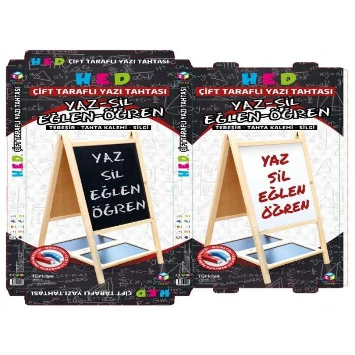 BUĞZ Yazı Tahtası Çift Taraflı Ayaklı Mıknatıslı Yazı Tahtası Seti 110 x 60