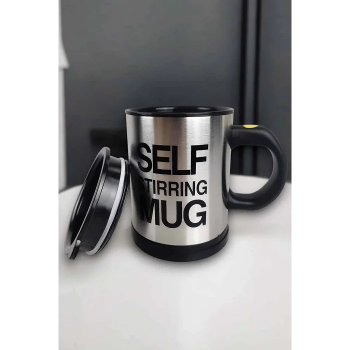  Yazılı Mug Kupa Karıştırıcı Özelliği Ve Paslanmaz Çelik