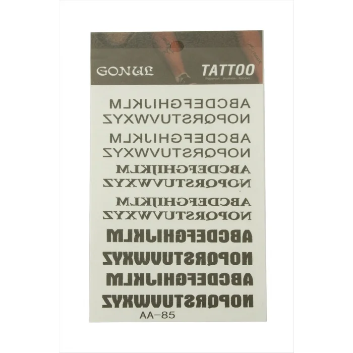 BUĞZ Yazılı Tattoo Dövme Sticker