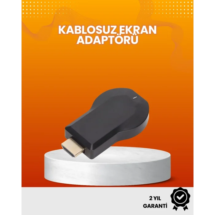 BUĞZ Yazılım Gerektirmeyen Kablosuz Mirroring Adaptörü – 1080p HD Görüntü Kalitesi