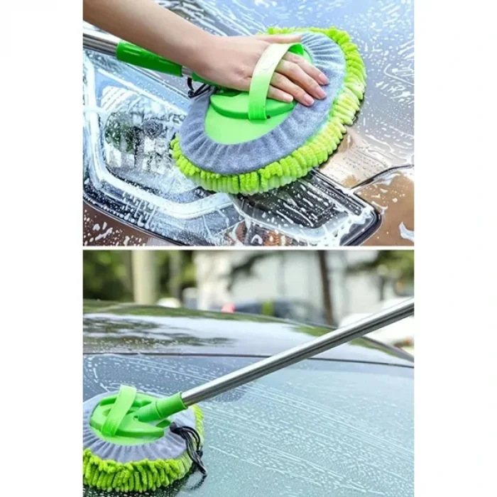 BUĞZ Yedek Bezli Mikrofiber Araba Yıkama Fırçası