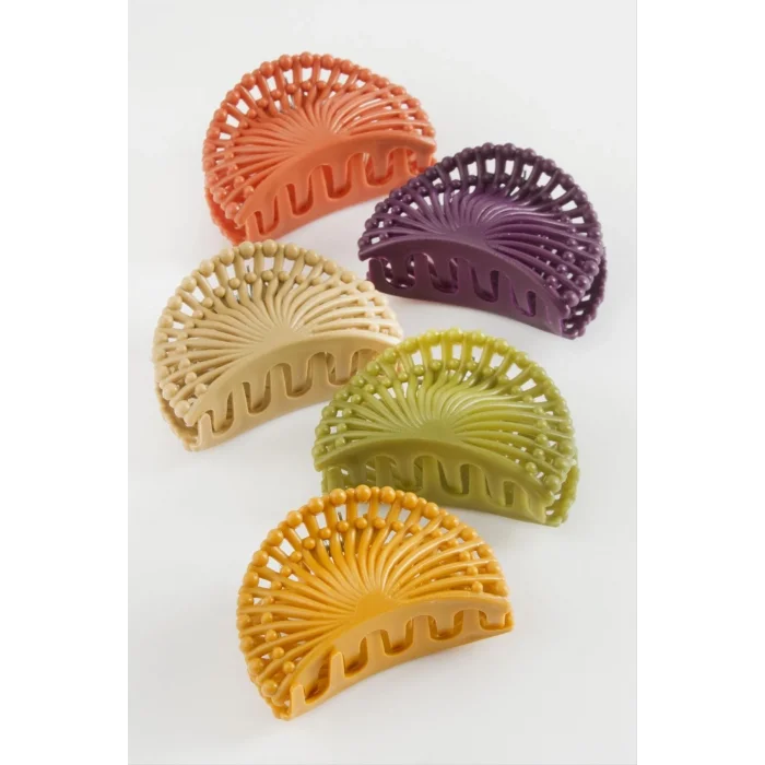 BUĞZ Yelpaze Renkli Mandal Toka 6 cm