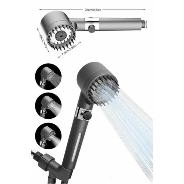  Yeni Masaj Etkili Nesil Filtreli  Duş Başlığı Fıskiyesi Duş Banyo