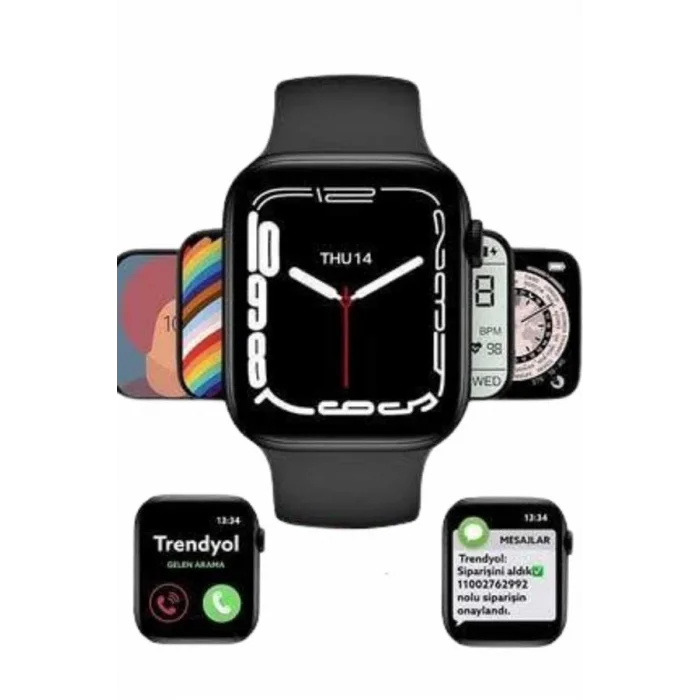 BUĞZ Yeni Model Akıllı Saat Dokunmatik Ekran Unisex Amoled Ekran 44 mm - BUĞZ