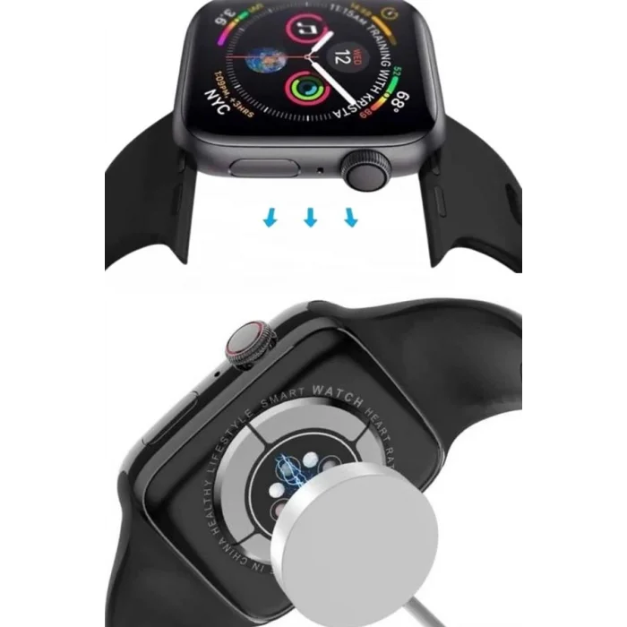 BUĞZ Yeni Model Akıllı Saat Dokunmatik Ekran Unisex Amoled Ekran 44 mm - BUĞZ