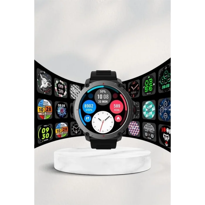  Yeni Model Akıllı Saat GPS Uyumlu Uyku ve Sağlık Takibi Sesli Görüşme