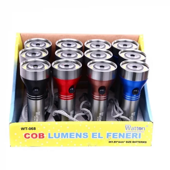 BUĞZ Yeni Model Ledli El Feneri  Wt-068