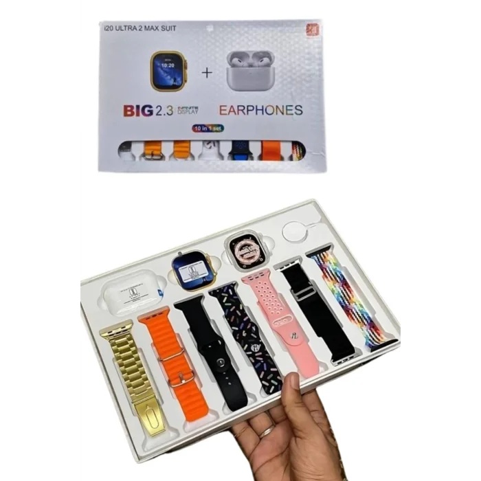 BUĞZ Yeni Nesil 7 Kordonlu Arama Bildirim Özellikli Kulaklık Hediyeli Akıllı Saat